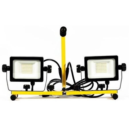 Bulldog 8000 Lumen LED, Portable, 2 Fixture Worklight 11388